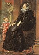 Dyck, Anthony van Genoese Noblewoman with her Son oil painting